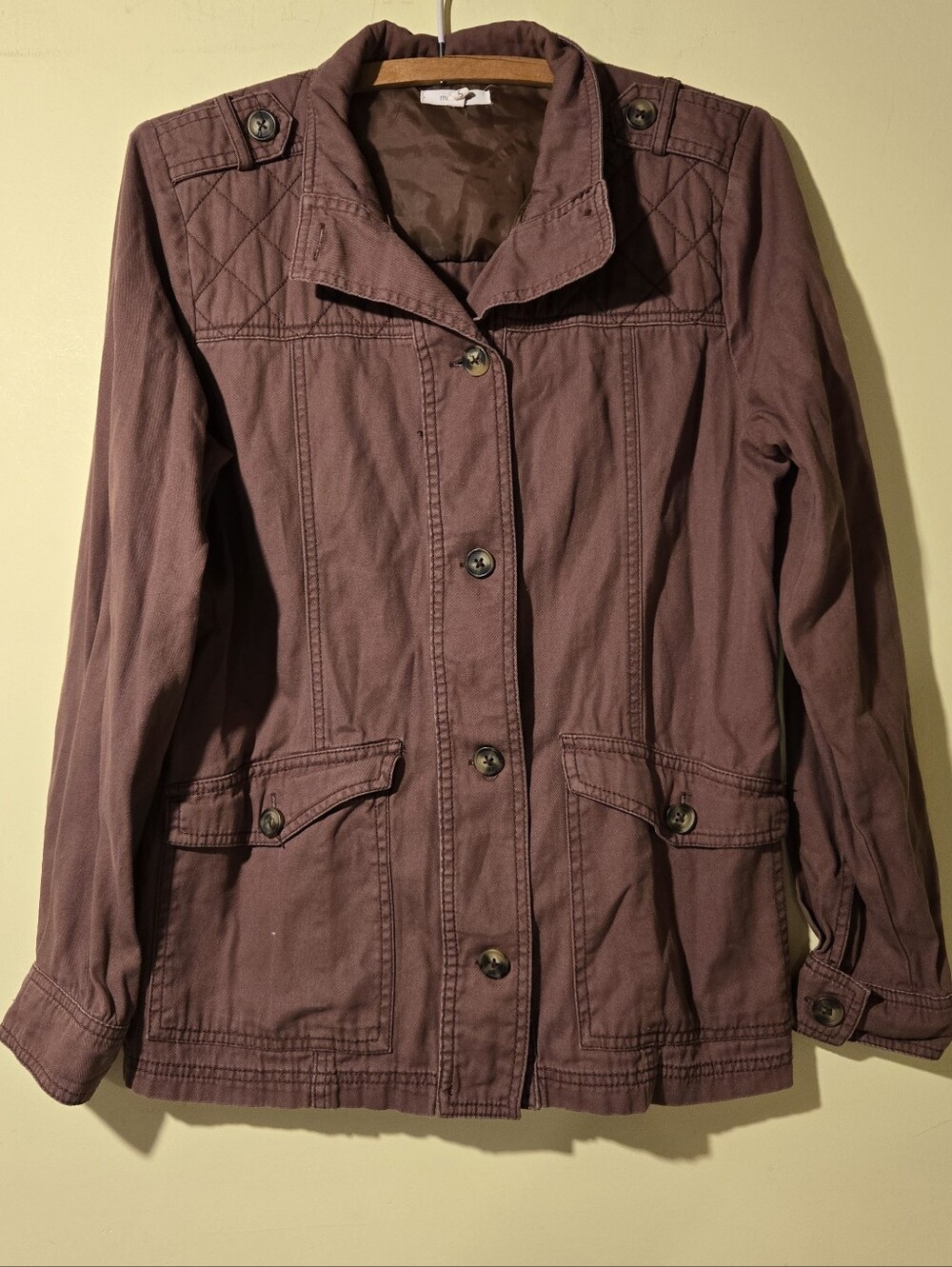 Women's Maurices Mauve Utility Jean Jacket.